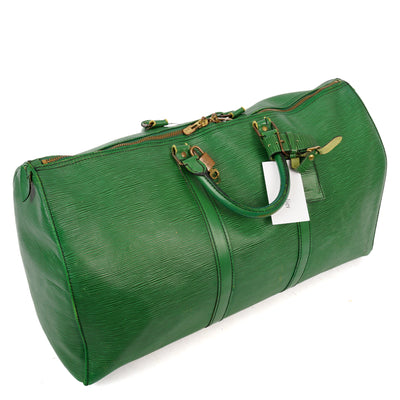 Keepall 50 Green + Schloss